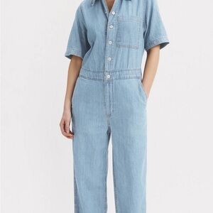Levi's Women's Short Sleeve Heritage Jumpsuit